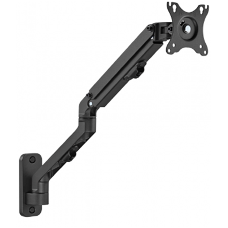 Gembird MA-WA1-02 Brazo de montaje de pantalla de pared ajustable, 17"-27", hasta 7 kg
