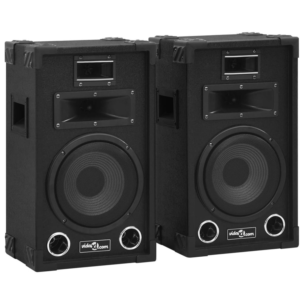 Pack de 2 altavoces VidaXL 800W para escenario hifi negro