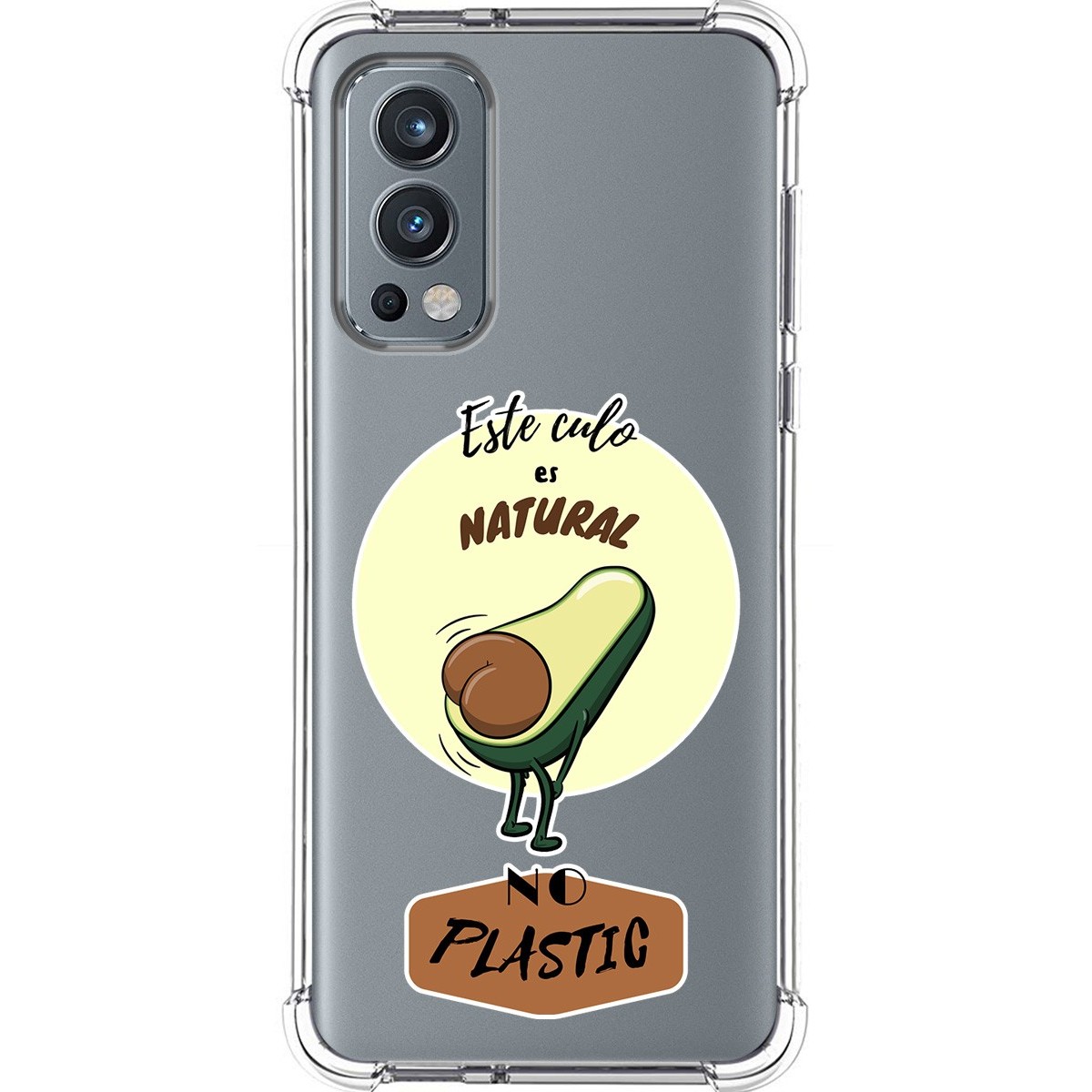 Funda Silicona Antigolpes para OnePlus Nord 2 5G diseño Culo Natural Dibujos