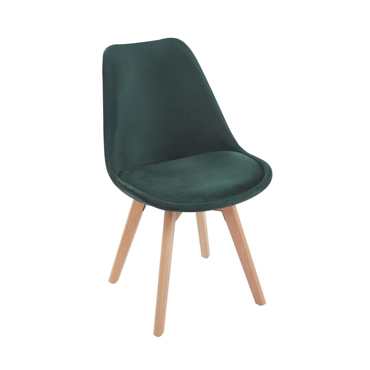 Regalos Miguel - Sillas Comedor - Silla Synk Terciopelo - Verde