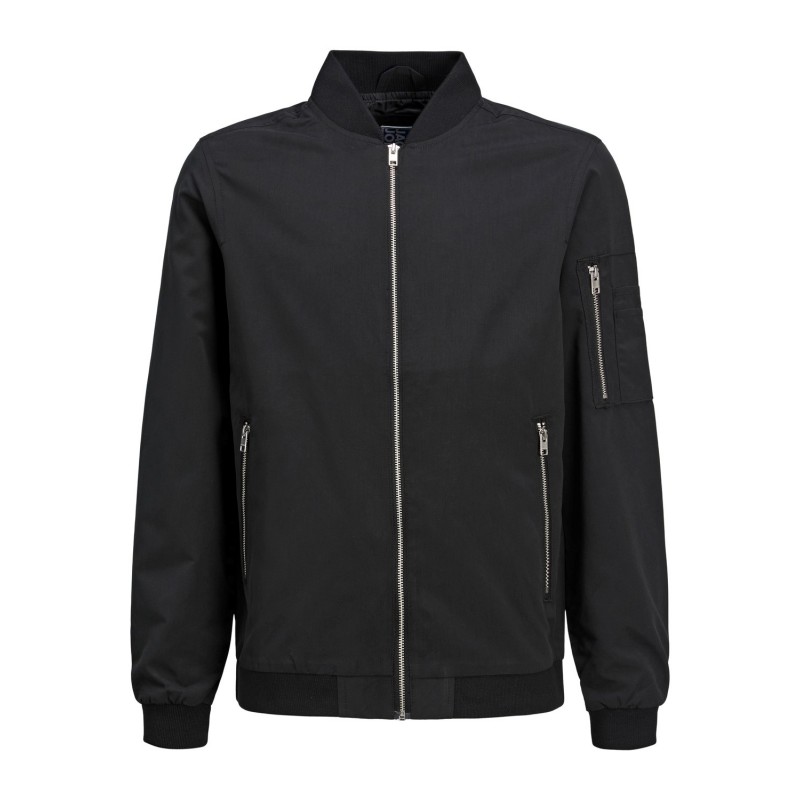 JACK&JONES- Bómber para niño en color negro