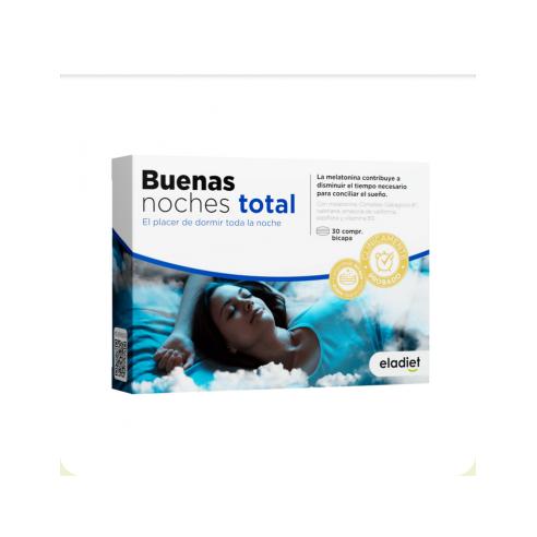 ELADIET BUENAS NOCHES TOTAL 30 cápsulas    Complementos Alimenticios para el Descanso y la Relajación