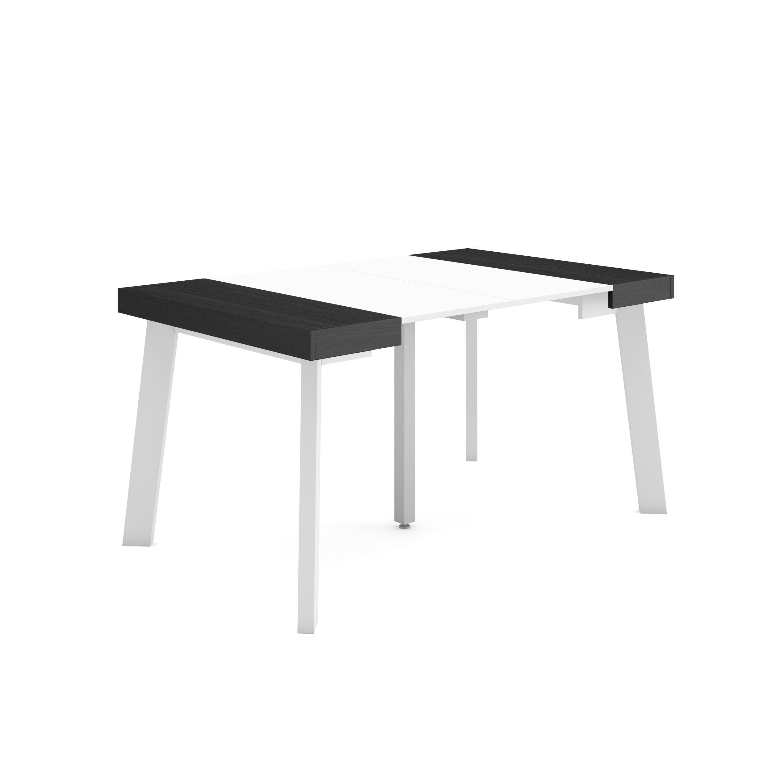 Skraut Home, Mesa Consola Extensible, Mesa Auxiliar, Tapa, 58/140x90x73cm, Práctica y Versátil, Estilo Moderno, Fácil Montaje