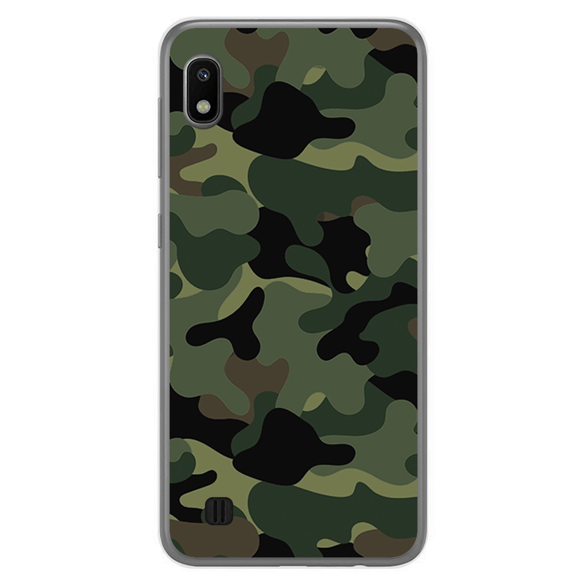 Tumundosmartphone Funda Gel Tpu para Samsung Galaxy A10 diseño Camuflaje Dibujos