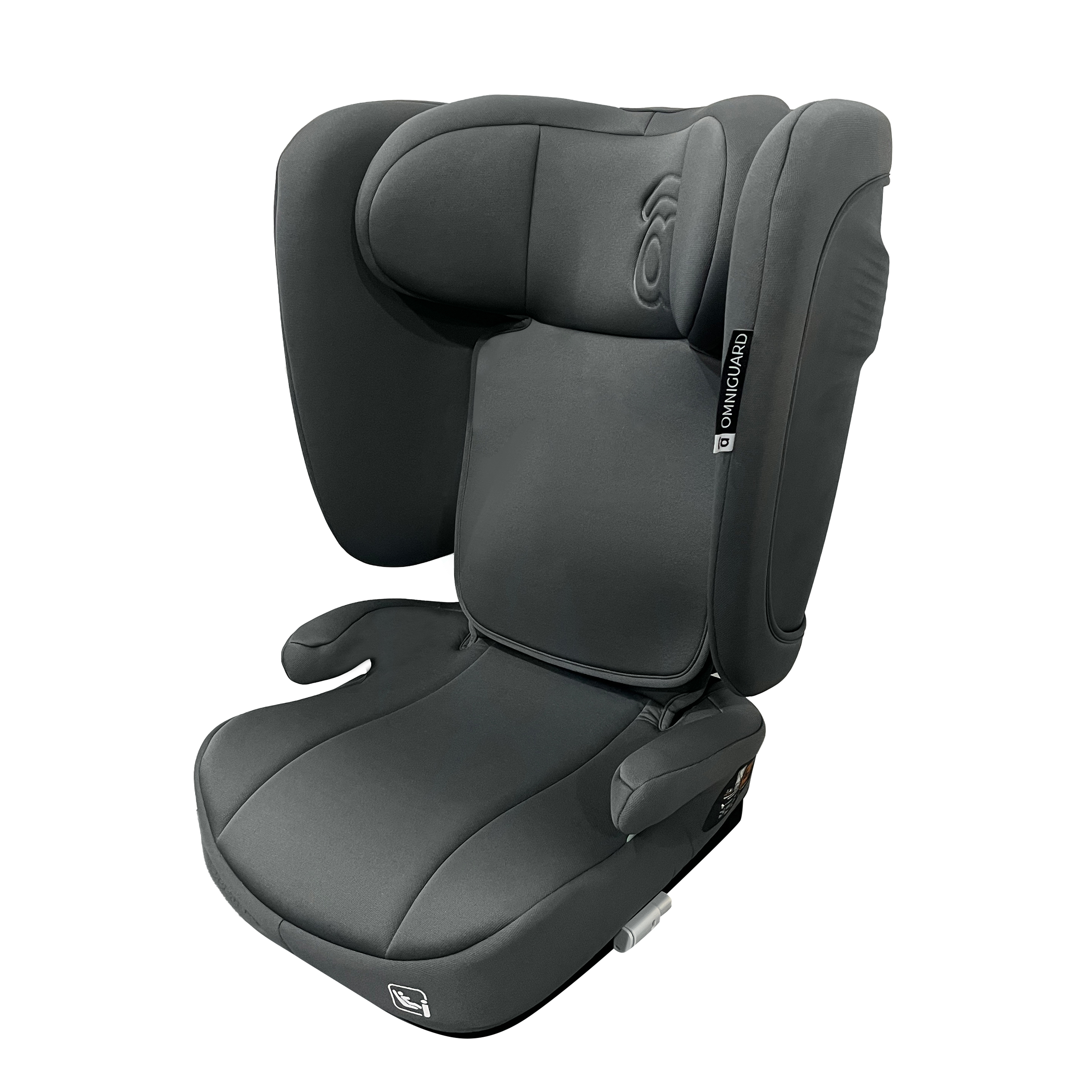 Asalvo Silla de Auto Omniguard - Evolutiva para niños de100 a 150 cm, Plegable, Fácil de Instalar, Lavable, Reposacabezas ajustable