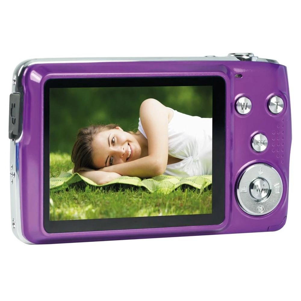 Cámara fotos digital Compacta Full HD 18 MP CMOS Visor Pantalla TFT AGFAPHOTO DC8200 MORADO  | 8x, Morado