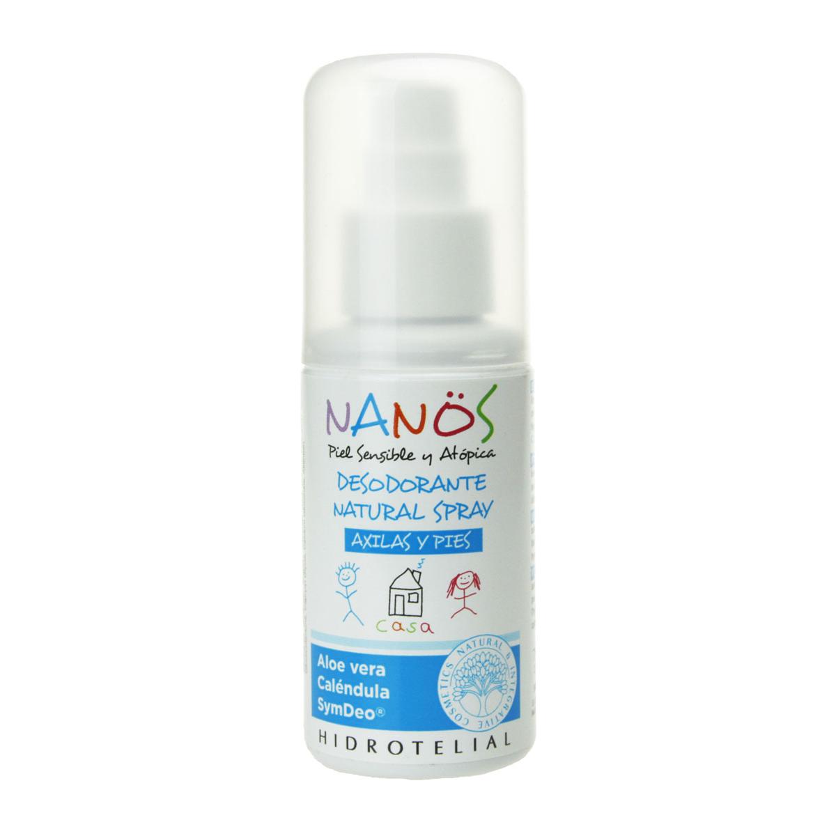 Nanos desodorante natural niños spray axilas y pies 75 ml