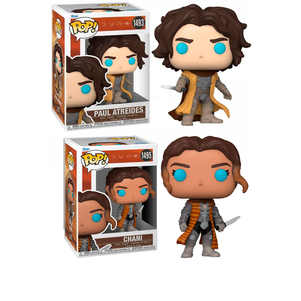 Funko Pack 2 Funkos Chani y  Paul Atreides Dune II 1493 1495   Funko  Pop Vinyl