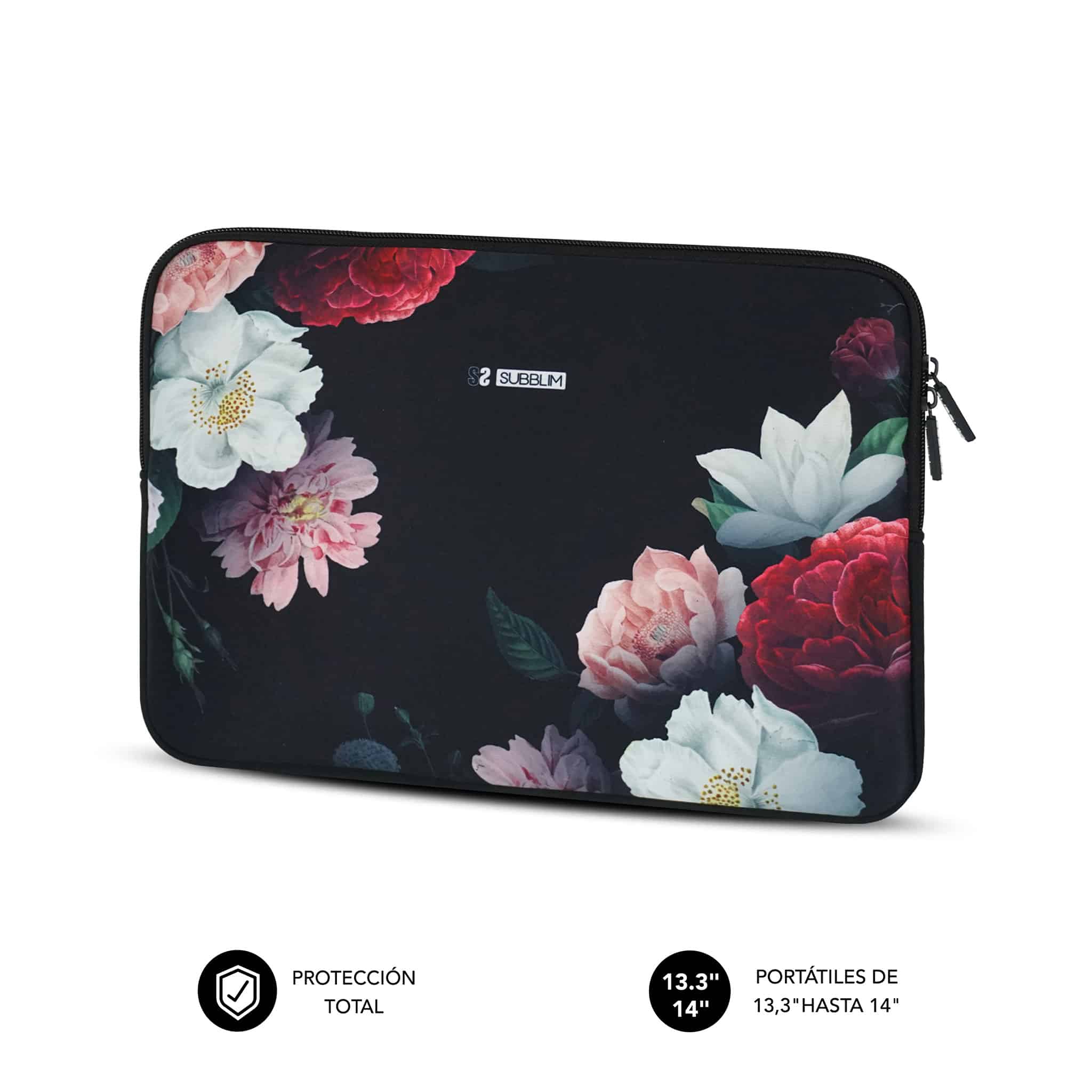 Funda Ordenador Neopreno Trendy Sleeve Neo Flowers 13,3-14"
