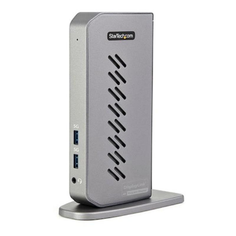Estación de acoplamiento StarTech híbrida universal para portátiles, Windows y Mac, USB tipo C o USB-A, 2 puertos HDMI o DP