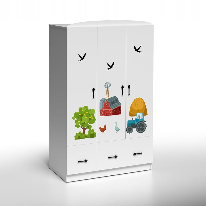 Roupeiro Plastiko Triple Farm