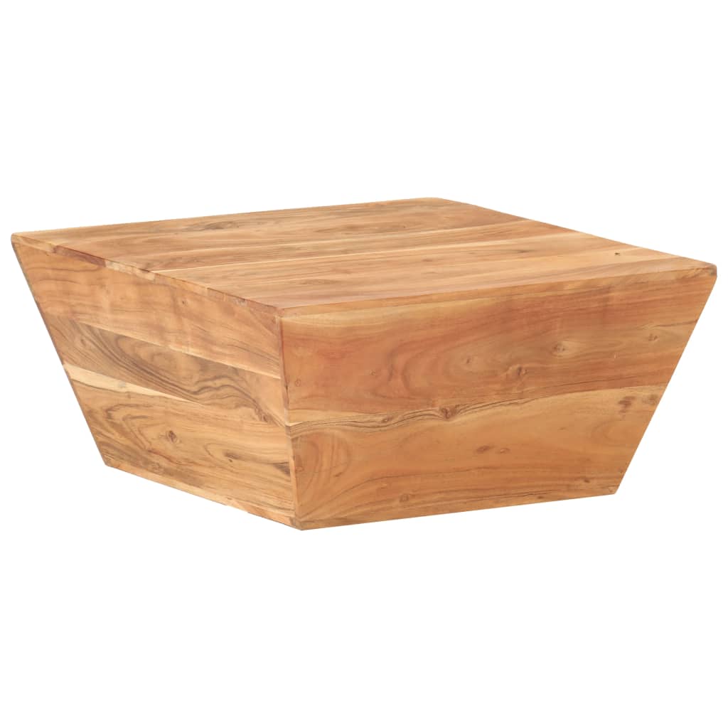 Mesa de Centro Vidaxl Forma de V 66x66x30 Cm Madera Maciza de Mango y Acacia
