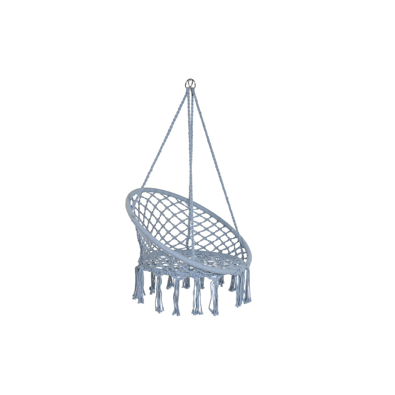 Silla colgante algodon acero 80x63x128 100kg, , El mejor complemento para tu hogar.