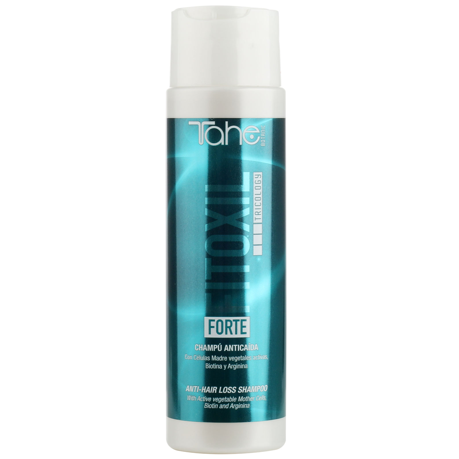 Tahe Botanic Tricology Champú anticaída del cabello Fitoxil con Células Madre Vegetales Activas, Biotina y Arginina