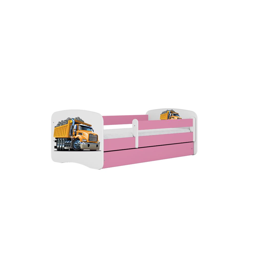 Cama 180 x 80 cm Kocot Kids BabyDreams Truck Pink