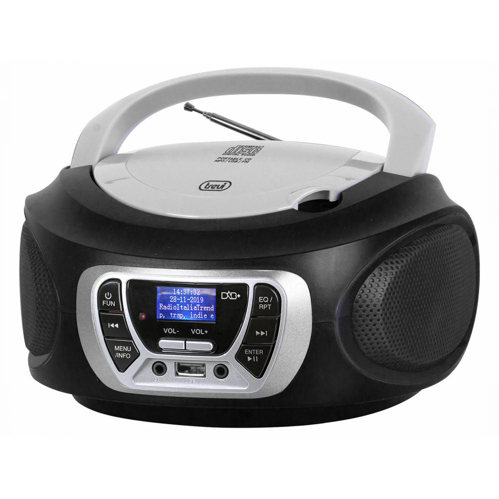 Trevi CMP 510 DAB Digital 3 W DAB, DAB+, FM Negro Reproducción MP3