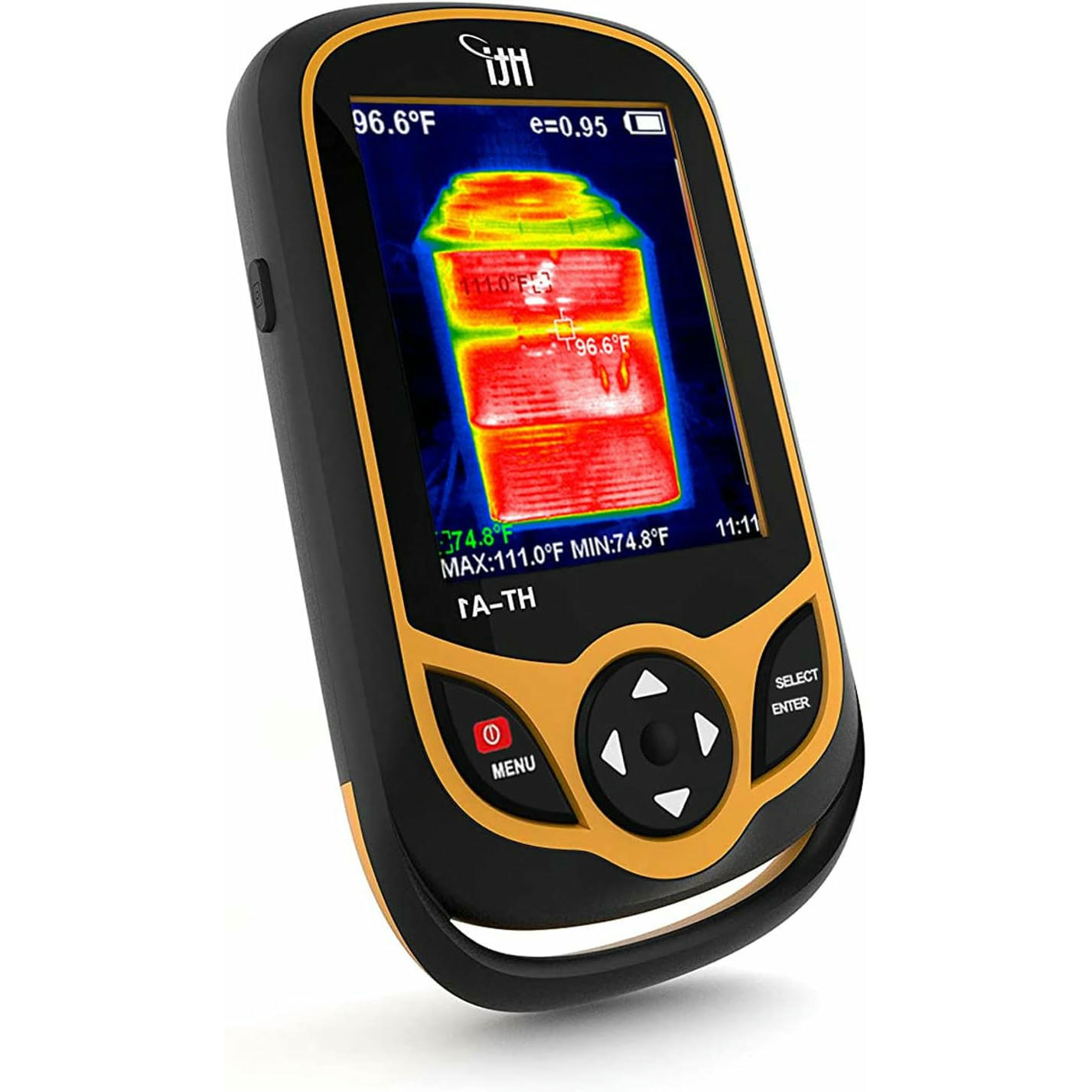 Cámara Térmica Infrarroja HTI HT-A1, 220x160 Resolución, Pantalla TFT de 3.2 pulgadas, Rango de -20°C a 300°C, Ideal para Diagnóstico y Resolución de Problemas