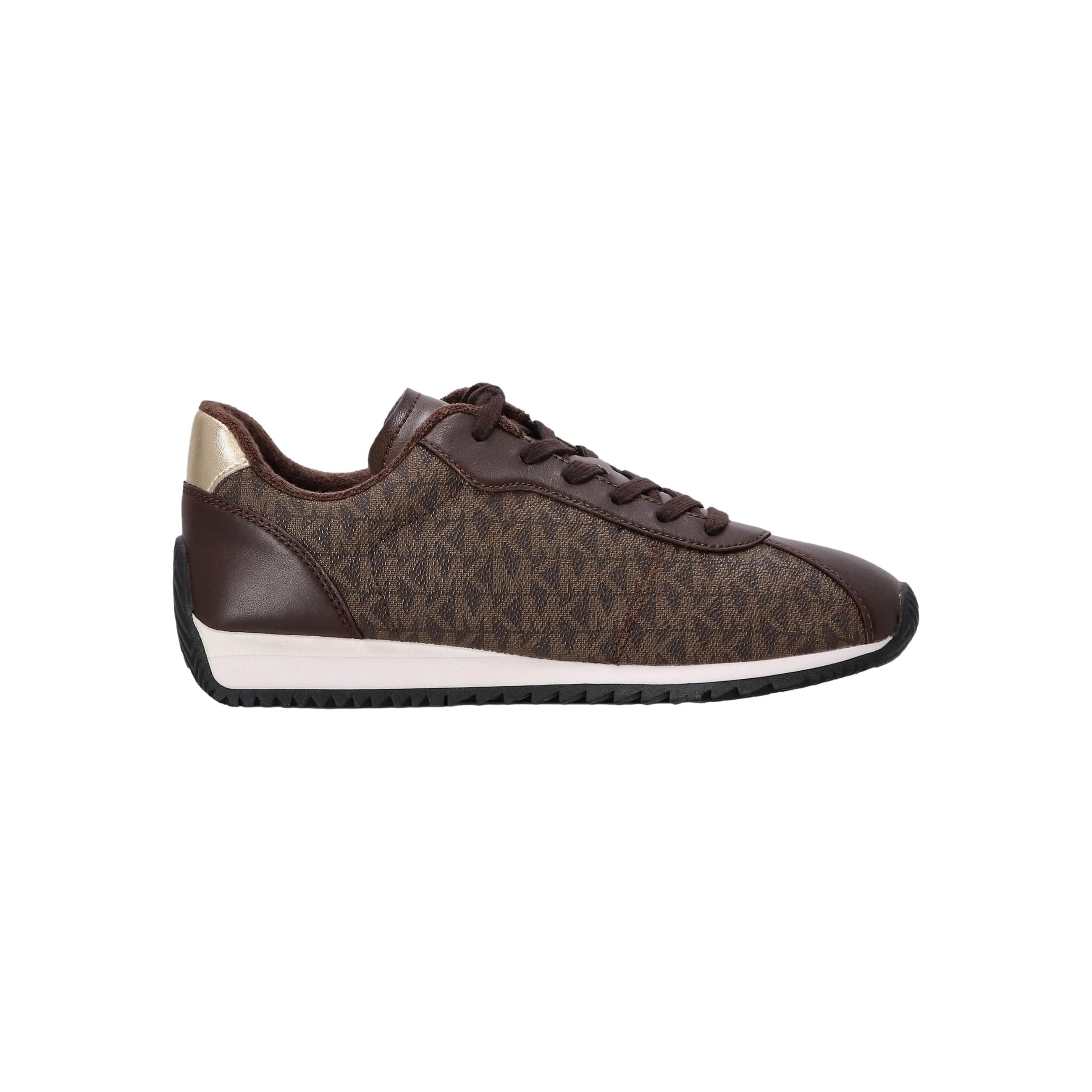 Zapatillas Deportivas MICHAEL KORS Rhodes con Multilogo Color Chocolate