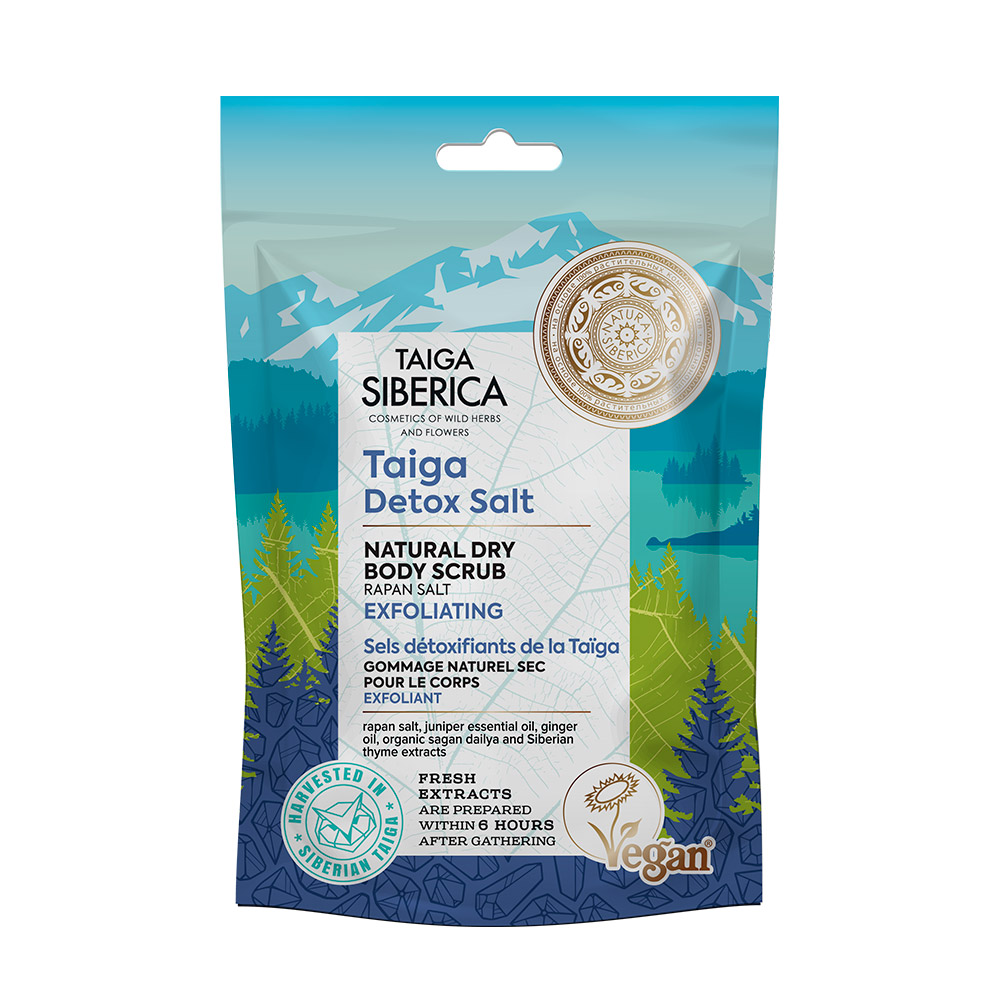 Exfoliante corporal seco natural Renovador 250 ml Natura Siberica