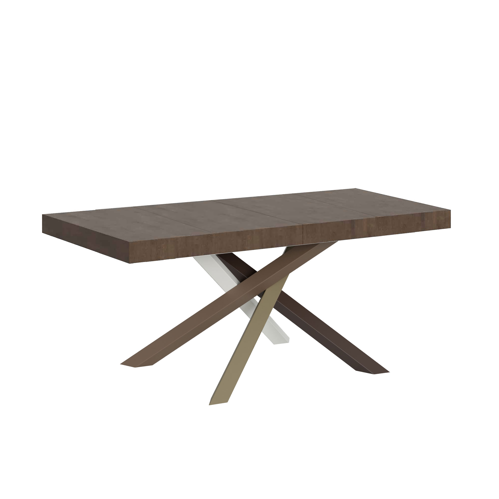 Mesa extensible 90x130/234 cm Volantis Premium Estructura Nogal 4/C - Itamoby