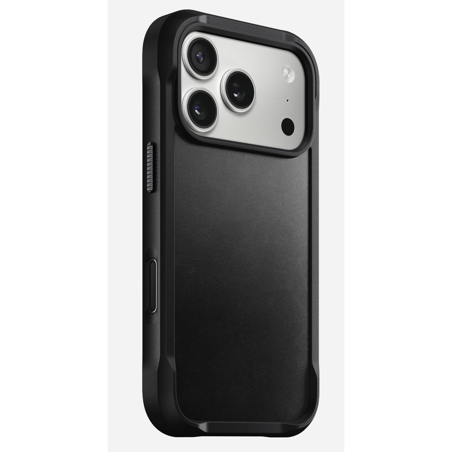 Nomad Rugged Leather Case funda para teléfono móvil 16 cm (6.3") Negro