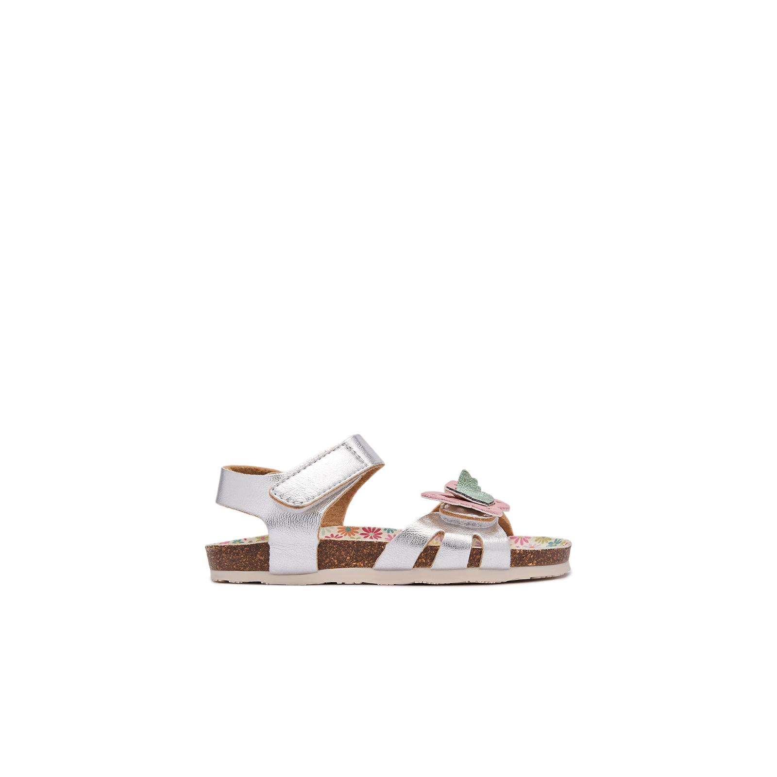 Conguitos - Sandalias Planas Ecológicas Estampado Mariposa Planas para Niña