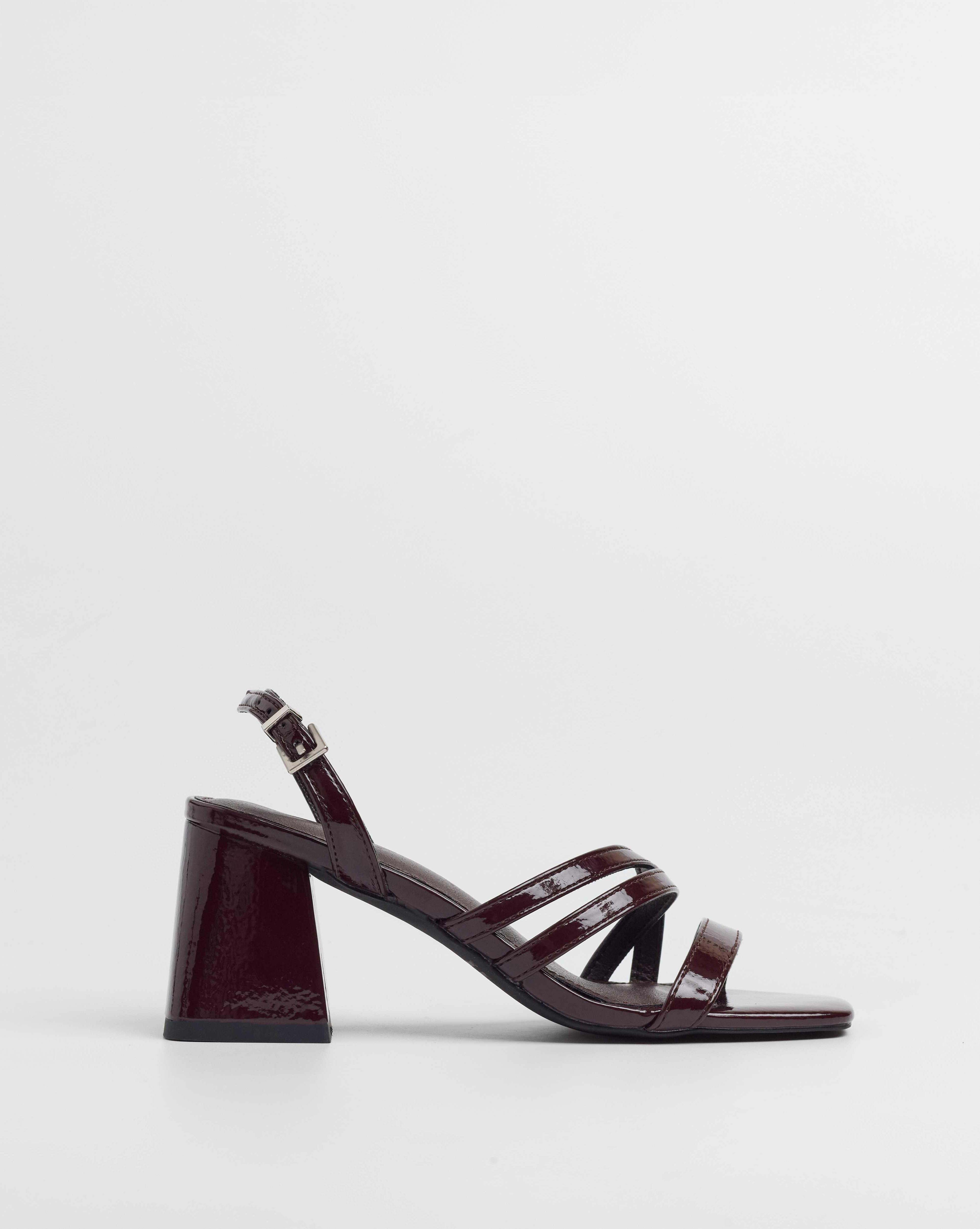 Mim Shoes CLOE BURDEOS Sandalias de tacón Mujer 14895505506690