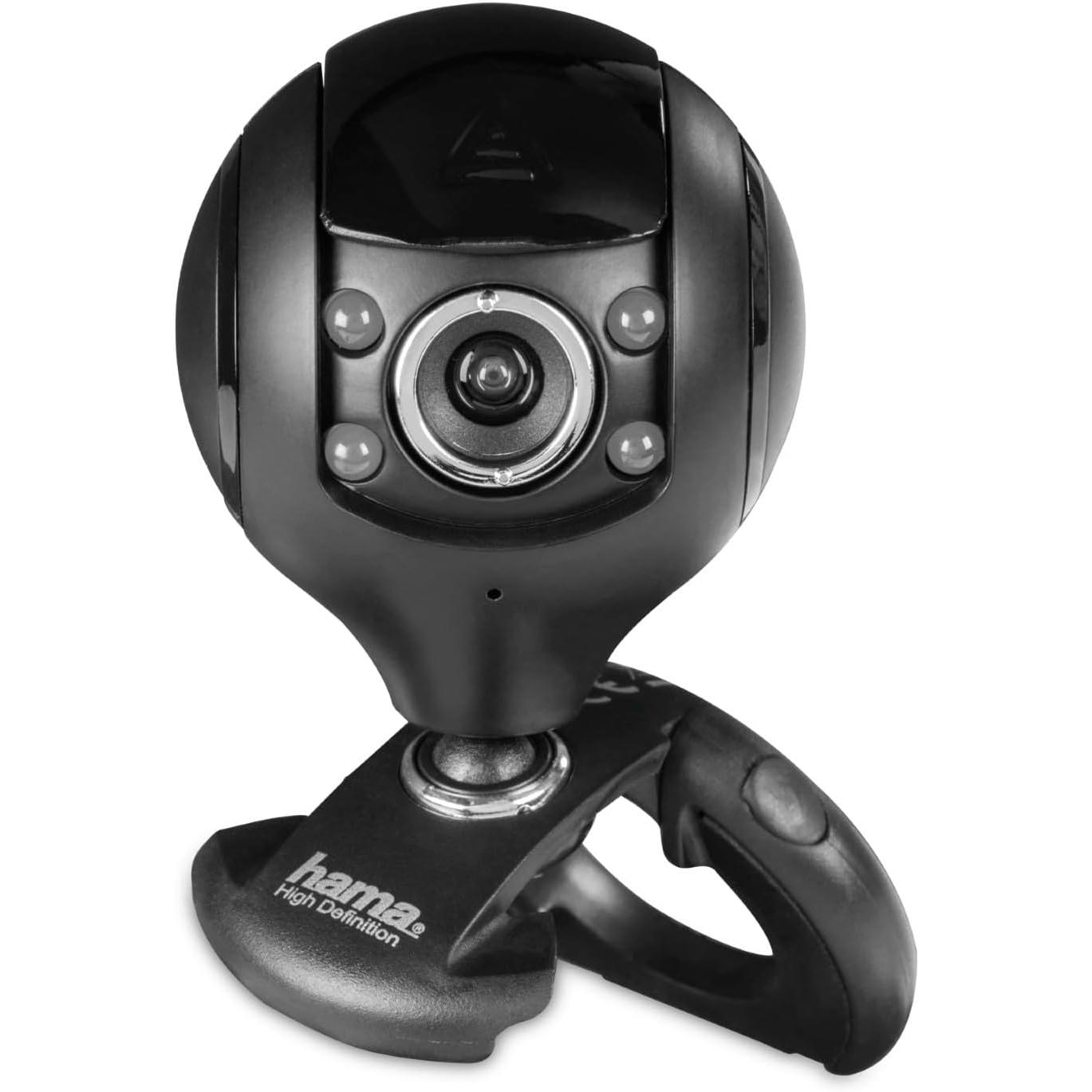 Hama | Webcam (Cámara para PC de 1,3 MP 1280 x 1024 Pixels USB 2.0) Negro