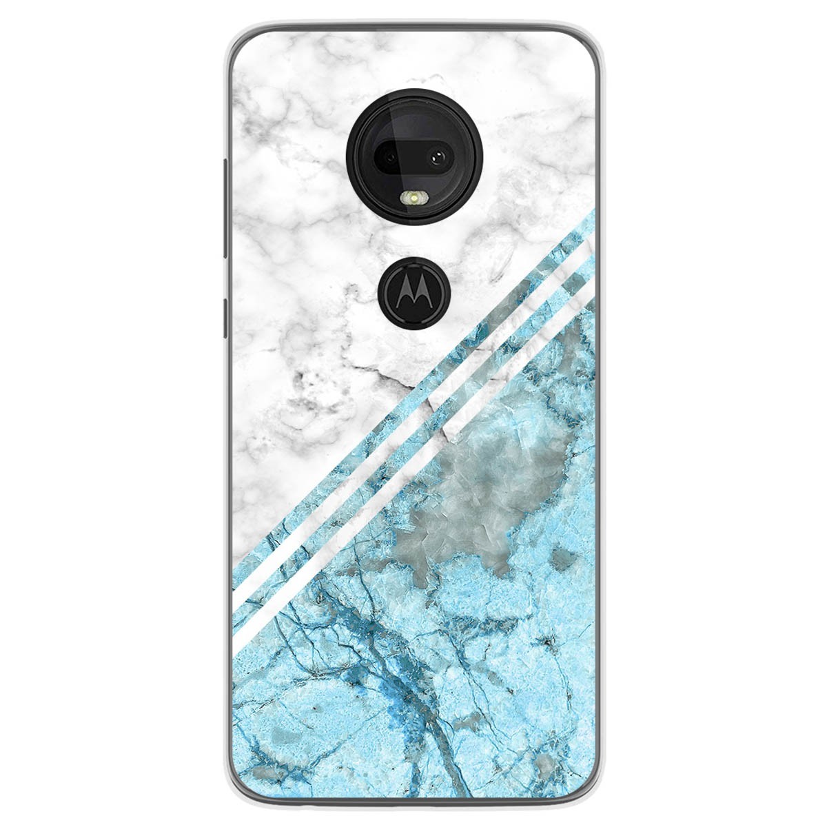 Tumundosmartphone Funda Gel Tpu para Motorola Moto G7 / G7 Plus diseño Mármol 02 Dibujos