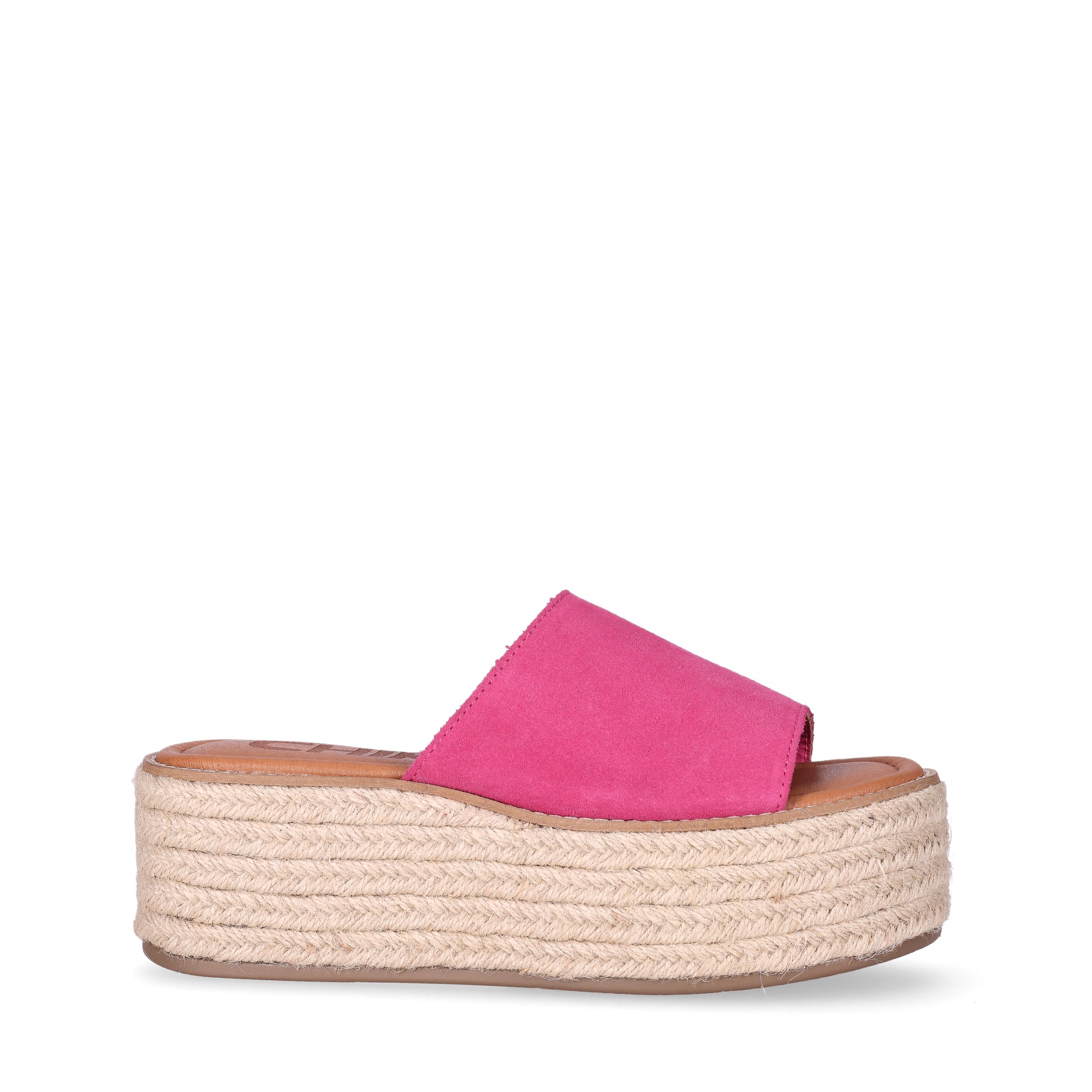 Chika10 Leather BONNA 26 Alpargatas de Plataforma Fucsia/Fuchsia