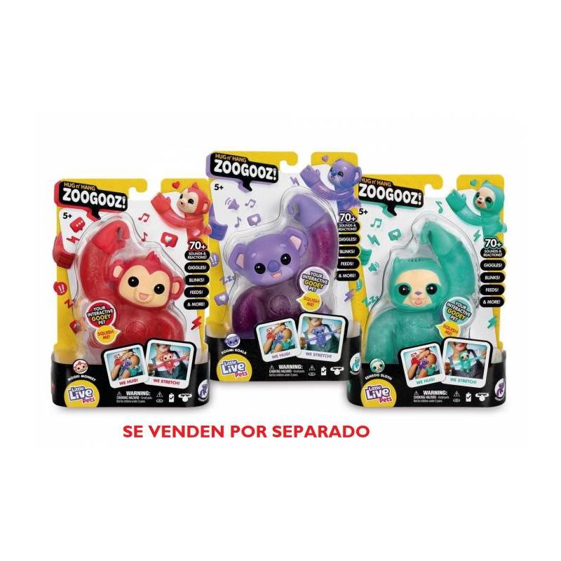 LITTLE LIVE PETS HUG´n HANG ZOOGOOZ (1 unidad) DE FAMOSA