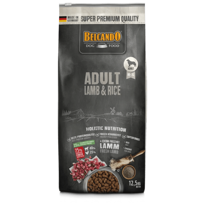 Pienso Belcando Cordero y arroz 12,5kg