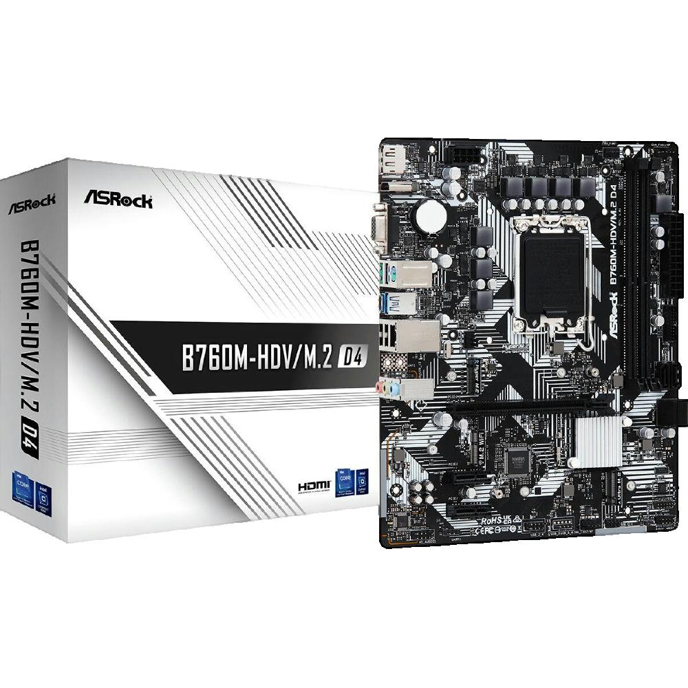 asrock B760M-HDV/M.2 D4 Micro ATX DDR4