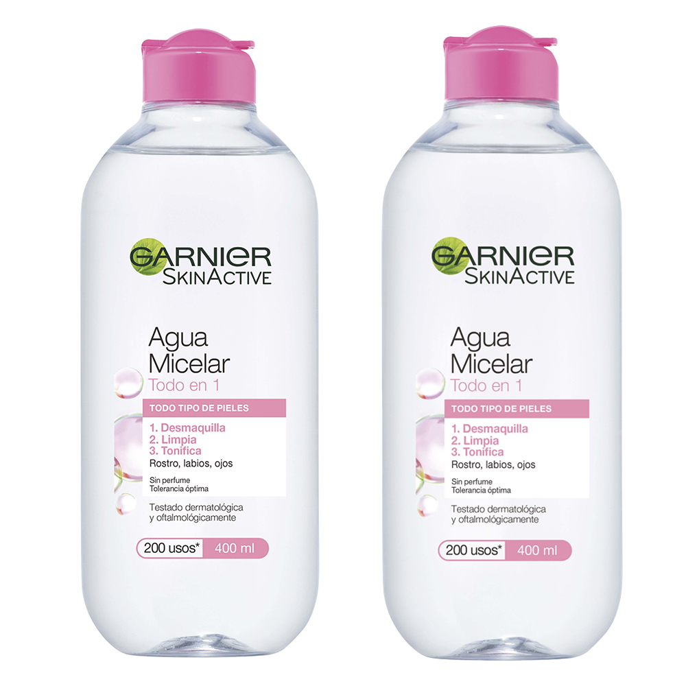 GARNIER | Skin Active Agua Micelar Clásica para pieles normales todo en uno
