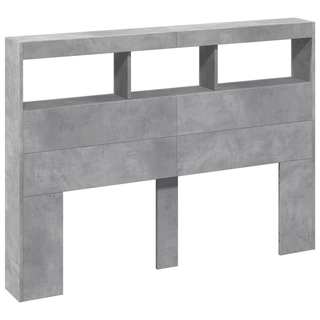 vidaXL Cabecero de cama con luz LED 140x17x102 cm