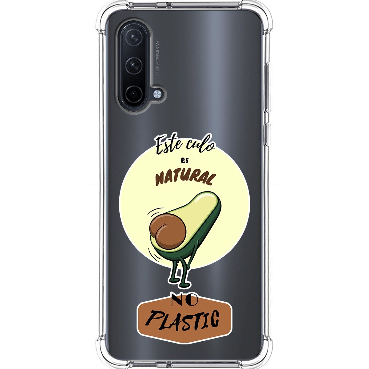 Funda Silicona Antigolpes para OnePlus Nord CE 5G diseño Culo Natural Dibujos
