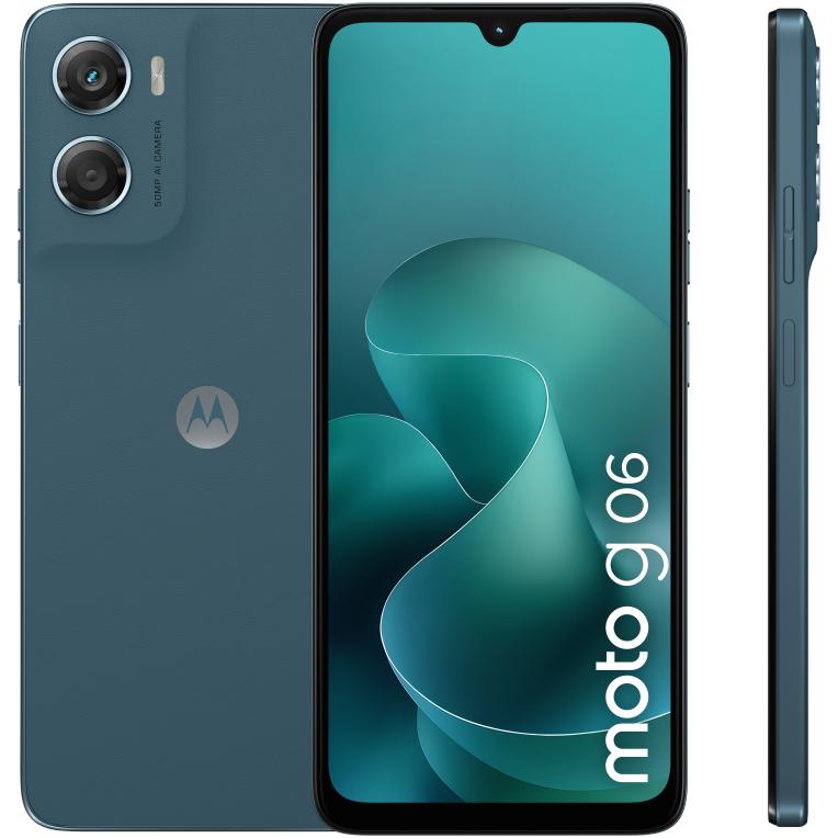 Motorola moto g06 17.5 cm (6.88") SIM doble Android 15 4G USB Tipo C 8 GB 256 GB 5200 mAh Azul