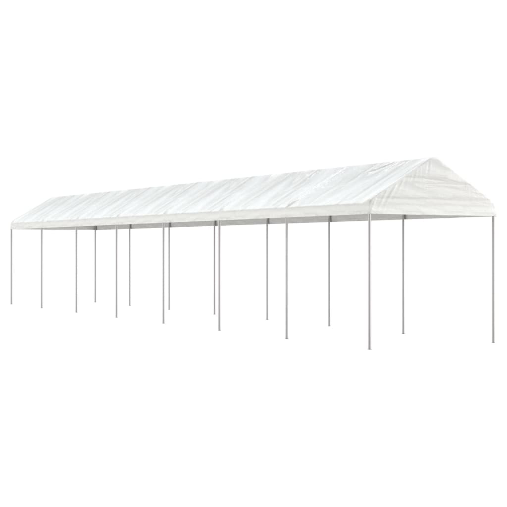 vidaXL Cenador con techo polietileno blanco Dimensiones 2.28 x 2.23 x 2.69 m,  4.46 x 2.28 x 2.69 m,  6.69 x 2.28 x 2.69 m y mas