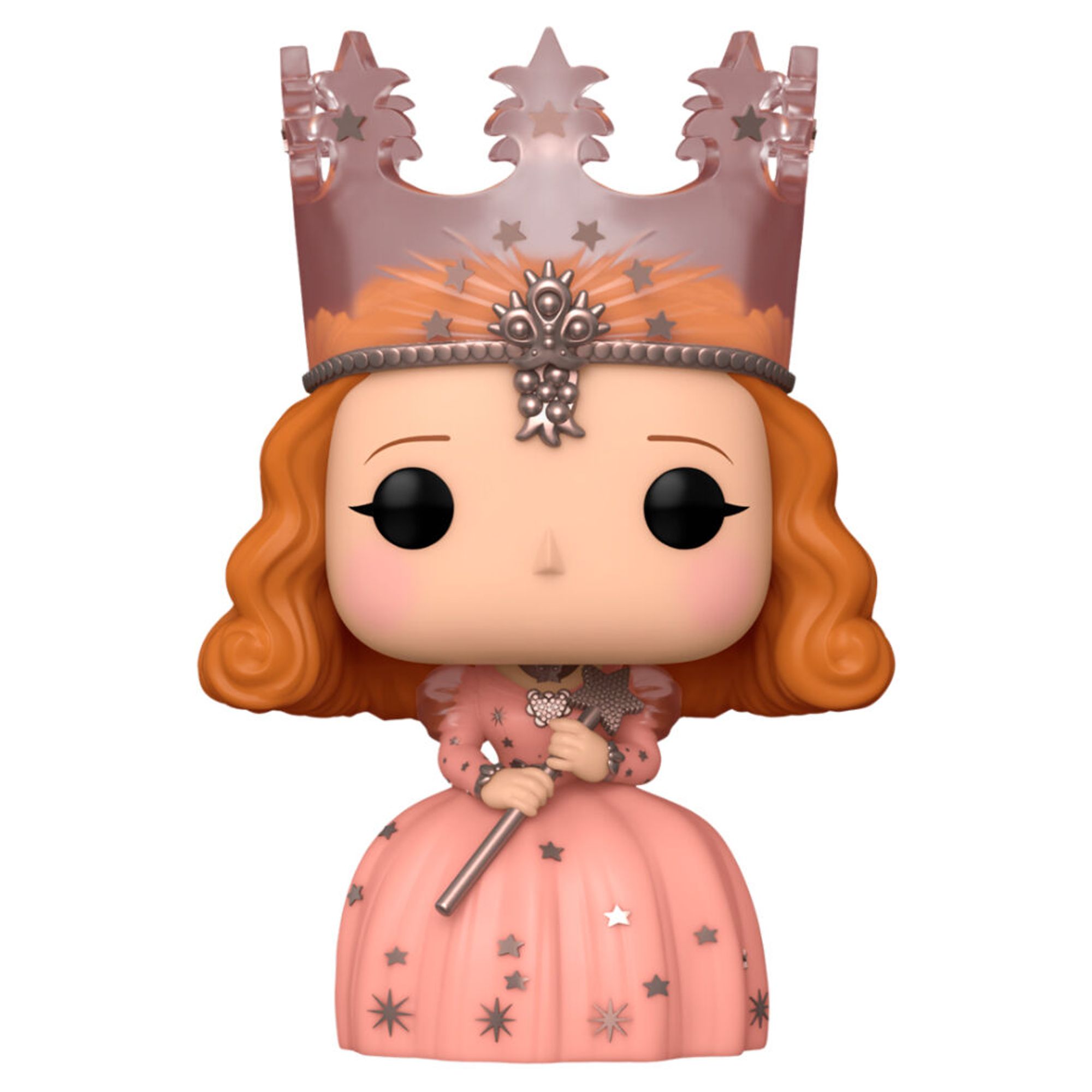 Figura Coleccionable Glinda The Good Witch de Wizard of Oz para Niños y Adultos, Muñeco Decorativo en Vinilo Rosa con Corona y Detalles de Estrellas, Ideal para Regalo o Colección