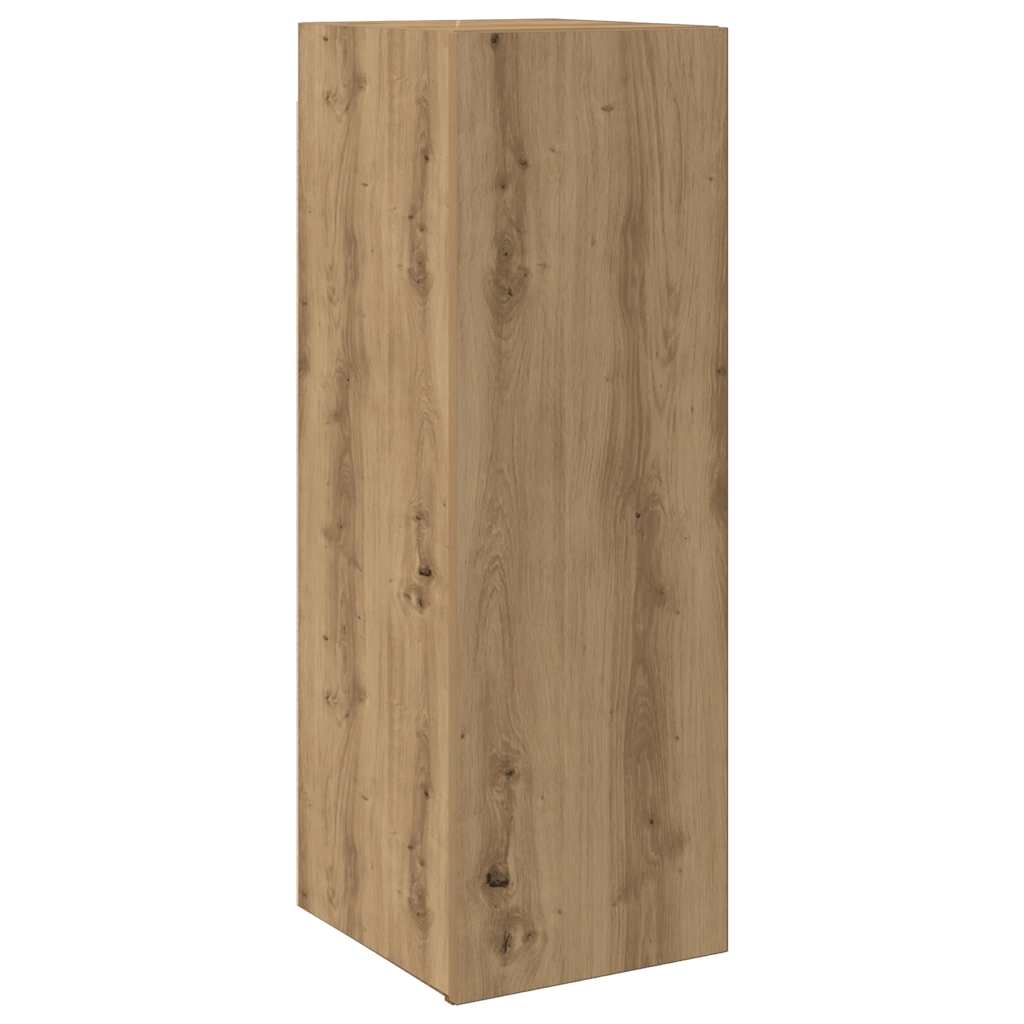 vidaXL Mueble de TV madera de ingeniería roble artisan 30,5x30x90 cm