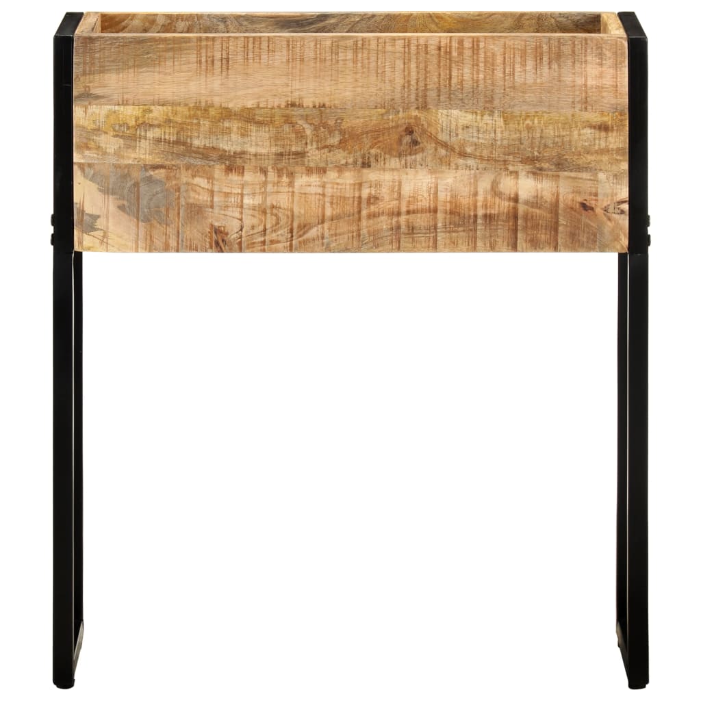 vidaXL Jardinera de madera de mango rugosa Dimensiones 90 x 20 x 68 cm,  60 x 20 x 68 cm,  y mas