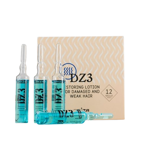 Pack 12 Ampollas dz3 estructurante renovadora y remineralizante para cabellos teñidos y debilitados 12 x 10 ml-11241-DRIZA