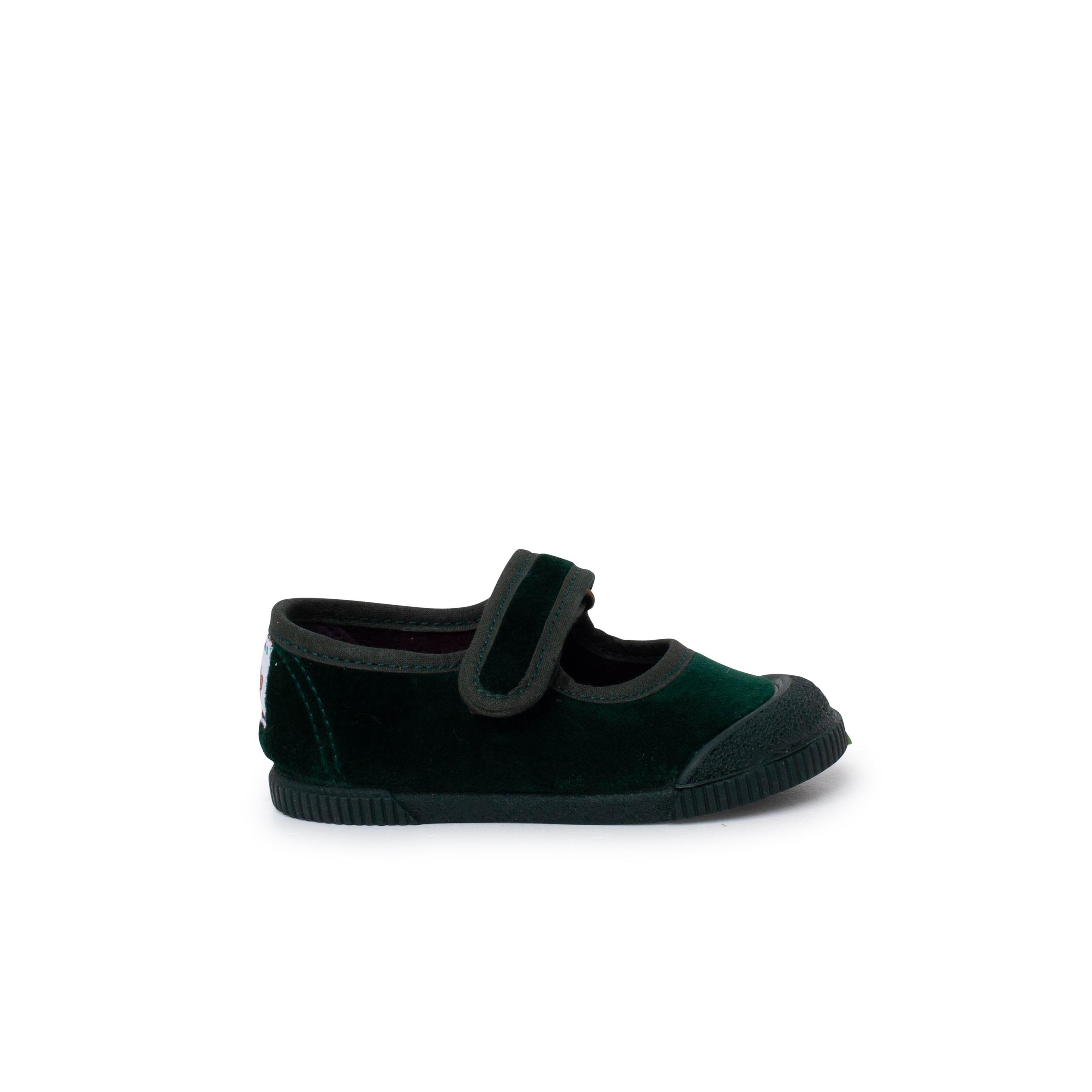 Pisamonas Merceditas barefoot terciopelo puntera goma