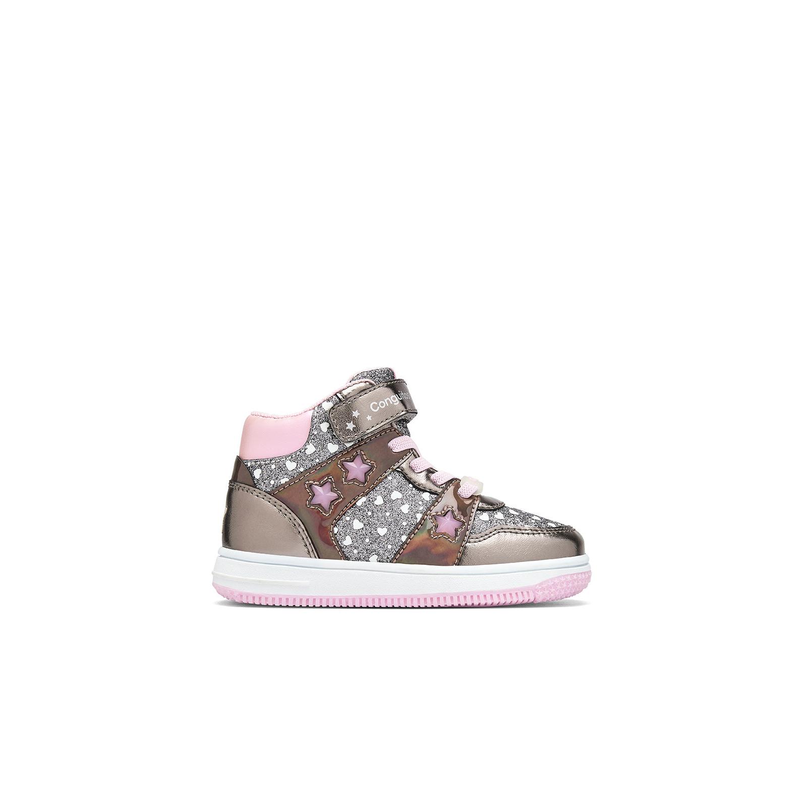 Conguitos - Zapatillas Altas De Luces De Niña Con Corazones para Niña