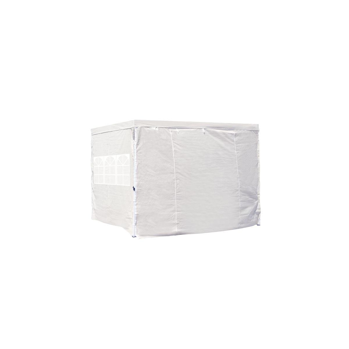 Regalos Miguel - Packs Laterales Carpas Plegables - Pack 4 Laterales para Carpas 3x3 Master 2L1V1P - Blanco