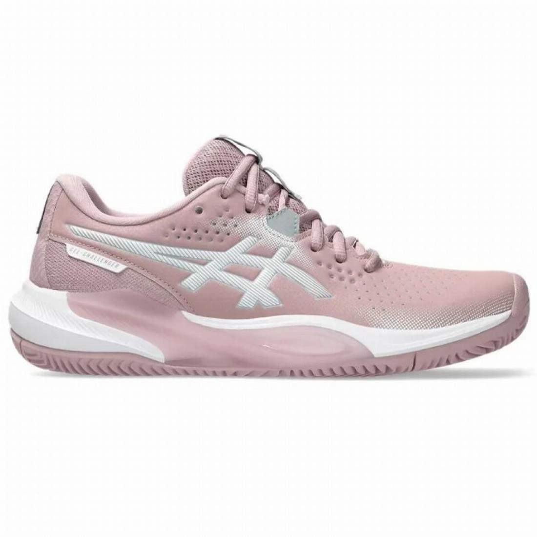 Zapatillas de Padel Asics Gel Challenger 15 Clay Rosa Gris Mujer