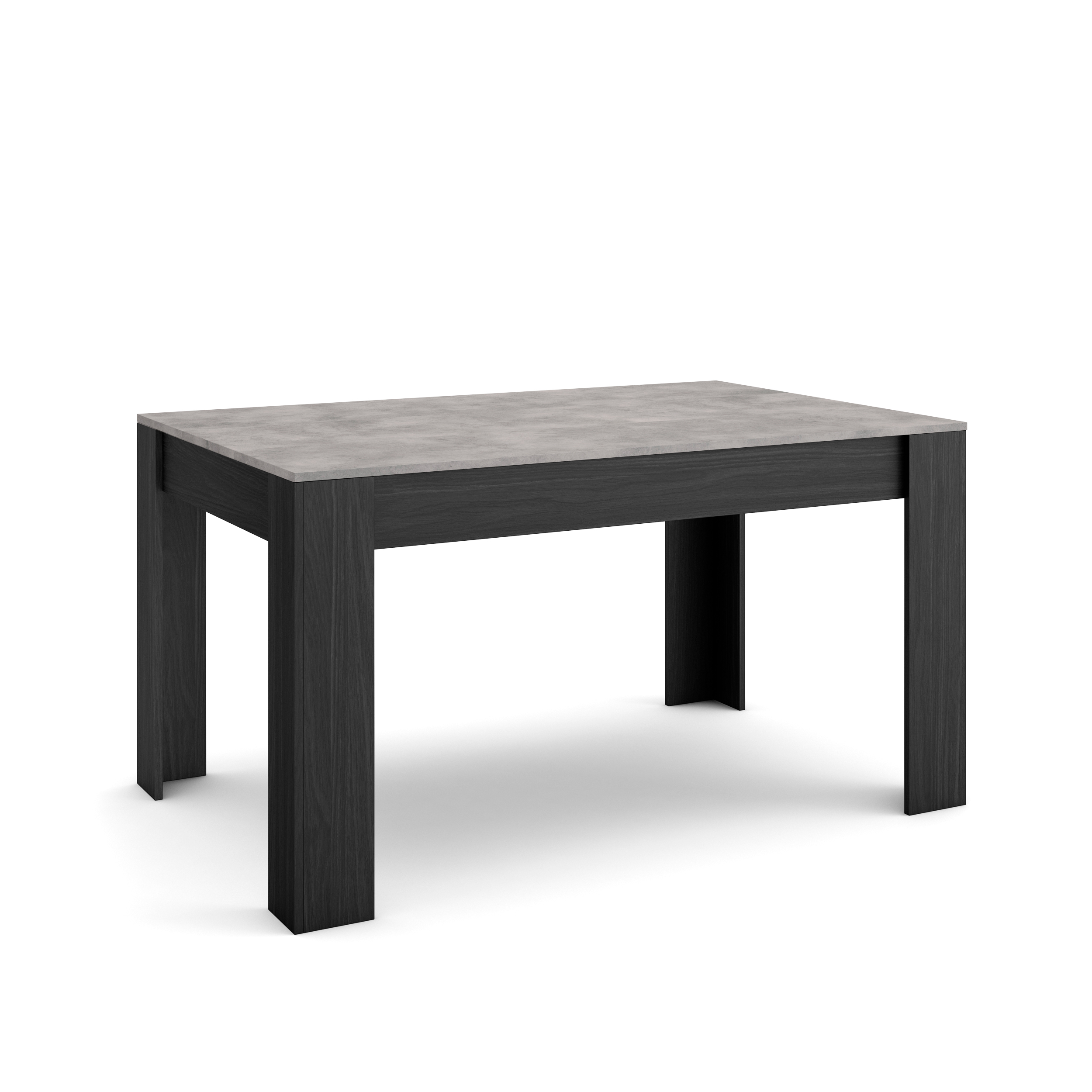 Skraut Home, Mesa Comedor, Mesa Fija Cocina y Salón, 140x90x76cm, Para 6 comensales, Muebles Comedor, Estilo Moderno