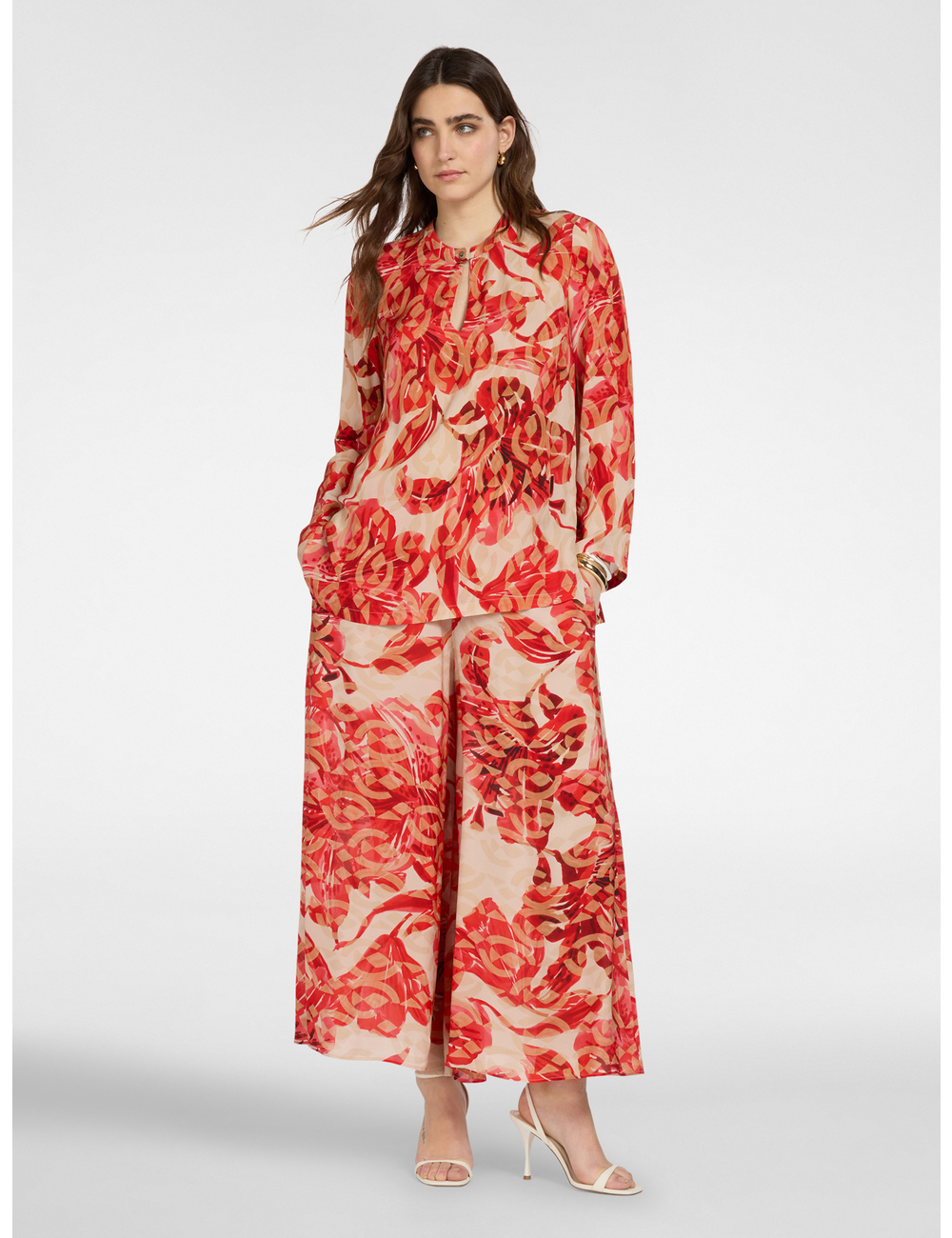Elena Mirò - Pantalones palazzo estampados