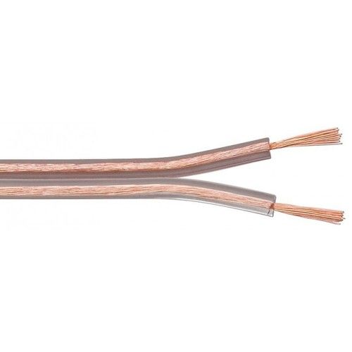 Cable para altavoz 2x 2.5 mm 10 M Transparente