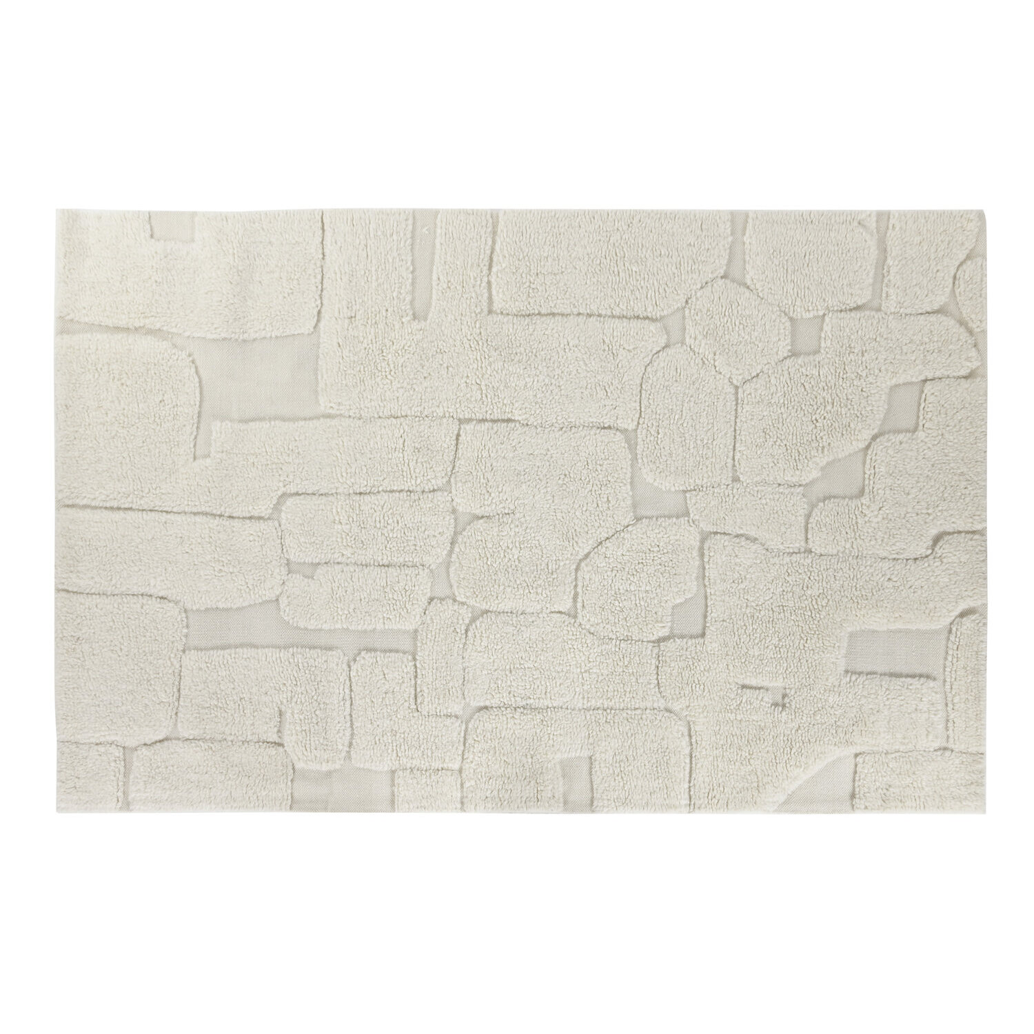 Alfombra lana algodon 200x140x1 2800 gsm relieve , La mejor decoración para tu hogar.
